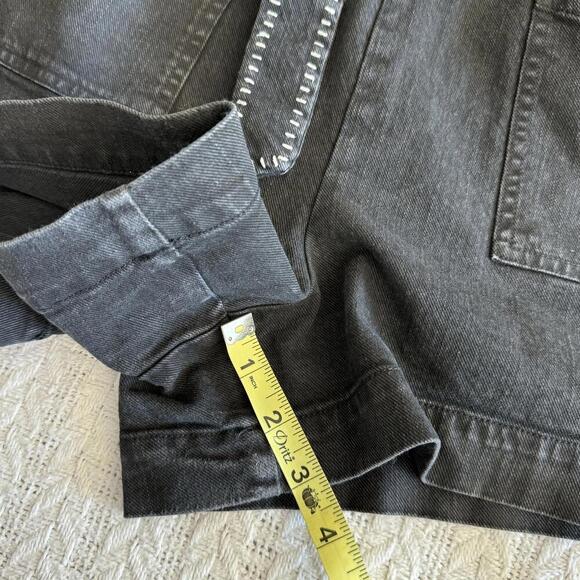 Splendid Women's Black Denim Romper with Belt - Size Small - Picture 7 of 8